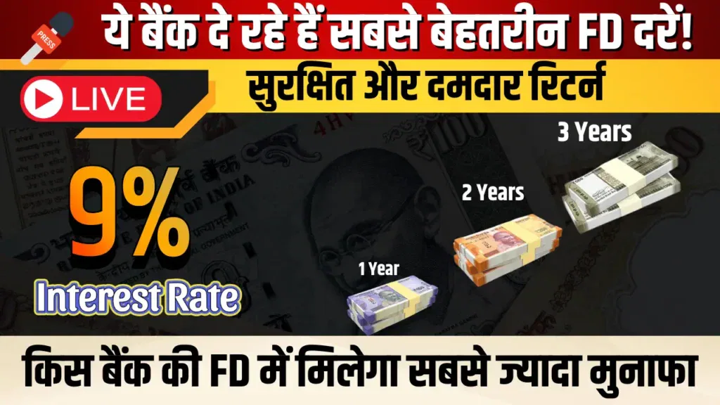 Highest FD Interest Rate Bank List 2025