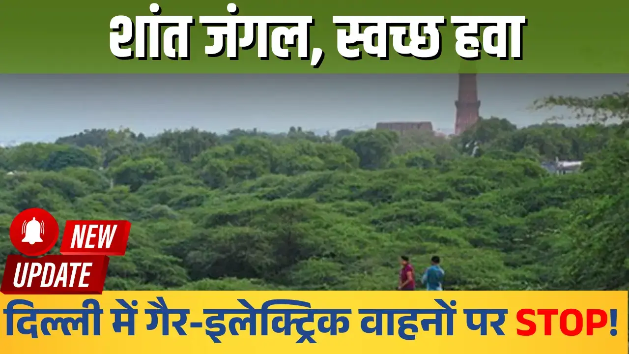 दिल्ली के जंगल अब होंगे प्रदूषण-मुक्त! Delhi environment news